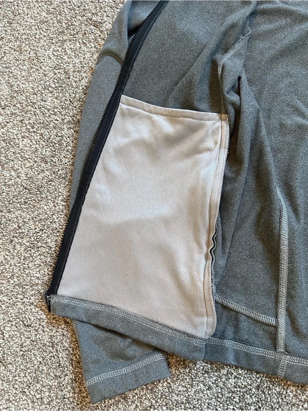 The North Face lightweight gray